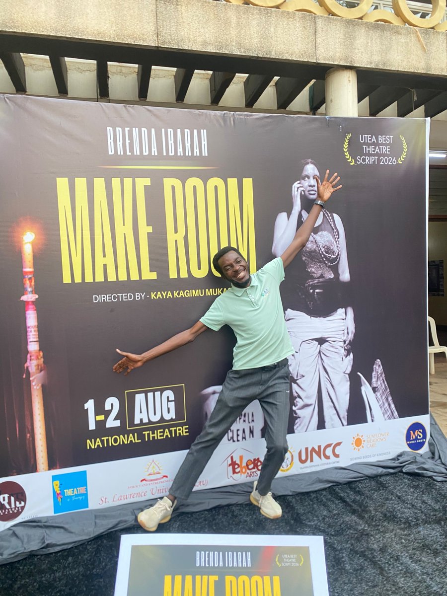 iamdavemuk's tweet photo. I MADE ROOM for MAKE ROOM

Last year, I was privileged to stage manage this wonderful play, MAKE ROOM, and maybe at that moment, I didn't enjoy it as much. However, this time around, I was privileged to sit and enjoy the artistry of @b_ibarah and I was blown away. Oh my days! https://t.co/lViShG9mjm
