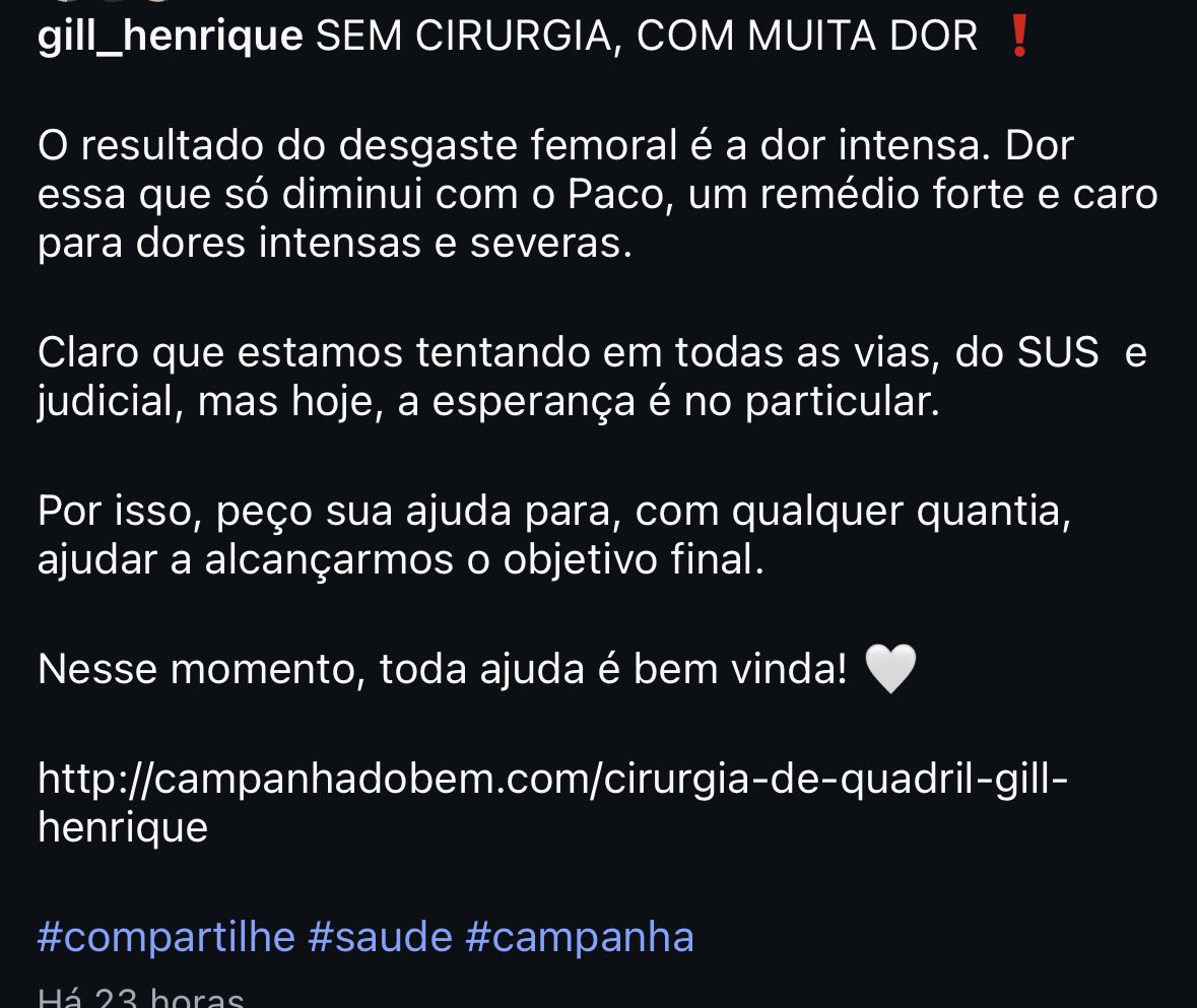 ihadanangel's tweet photo. galera, meu amigo tá precisando de uma cirurgia, qm puder ajudar, pfv

qqr valor eh bem vindo 

https://t.co/ULnOatDo5J https://t.co/30eXe4ESpi
