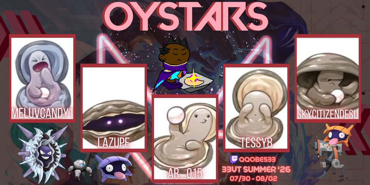 QQobes33's tweet photo. SUMMER 33VT 26' DAY 3 MAIN STAGE
Oystars vs 33 Problems
LIVE NOW!
Graphics Cred:@NataKatsukii
📹: https://t.co/e0n20iABPy
#VALORANT #Tournament #eSports #QQobes33 https://t.co/iftvv13lZD