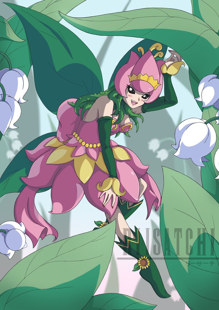 Riisatchi's tweet photo. Happy Odaiba day and official release of this years Digigirl Zine! @DigigirlZine 
I had the pleasure of drawing Lilymon X  🌷
Please check out all the wonderful pieces by all the amazing artists!
#digimon https://t.co/9aKh0IXcjp