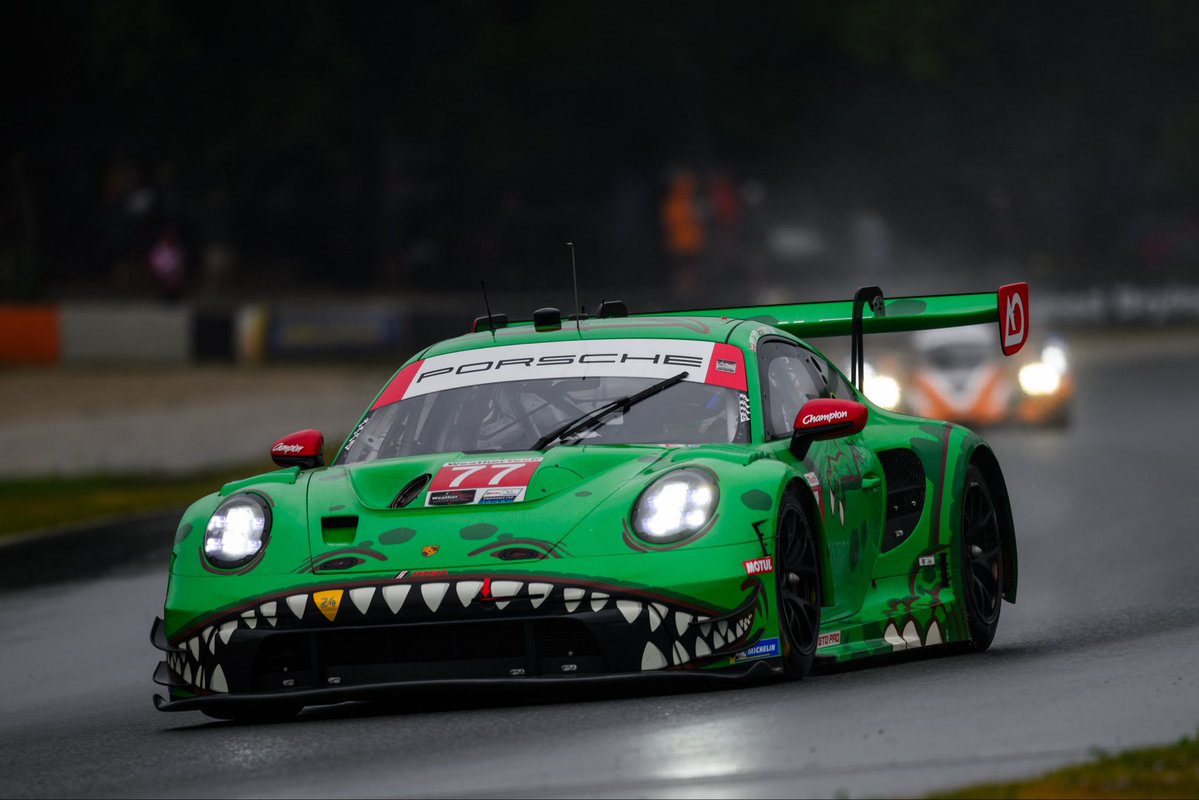 AORacingUSA's tweet photo. REXY is on POLE for tomorrow’s start at @roadamerica, our home track! Watch live at 10:40 AM CT on Peacock! Great job by Harry King https://t.co/RXsBJC67kr