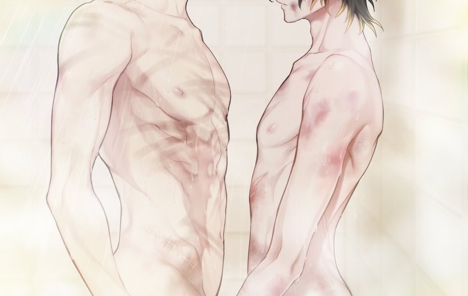 noiaobas's tweet photo. fujitowa size difference does in fact make me feel sick in the head. towa is so tiny im throwing him at the wall https://t.co/e5eljbsAGJ