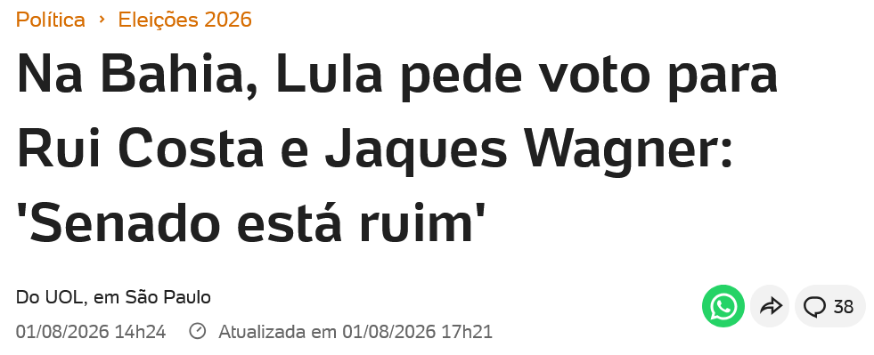 silvionavarro's tweet photo. Respiradores fantasmas e Banco Master na mesma manchete. É o que o PT quer colocar no Senado. https://t.co/bVrtc1DRye