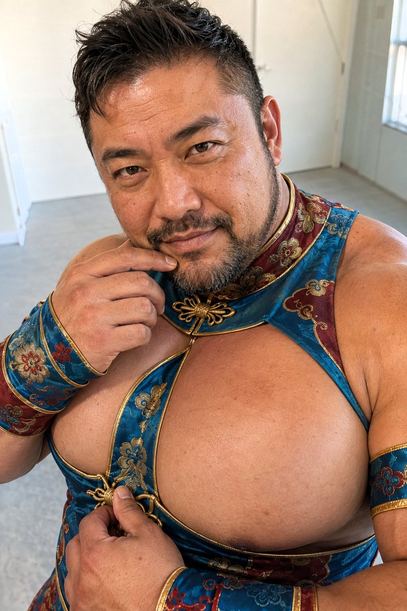 BigpecMax's tweet photo. Bold style and pure muscle power 🔥 This silver fox owns every look with serious size and confidence. Strong, unique, and unforgettable. Want more exclusive content? Join my Patreon — link in bio https://t.co/dePT3EVUUY