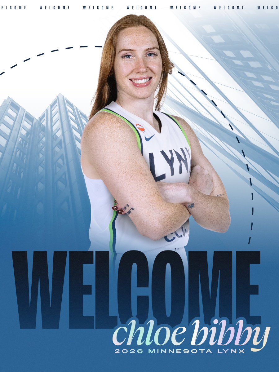 minnesotalynx's tweet photo. WELCOME TO MINNESOTA, CHLOE! 💙 https://t.co/mioTBb9pTo