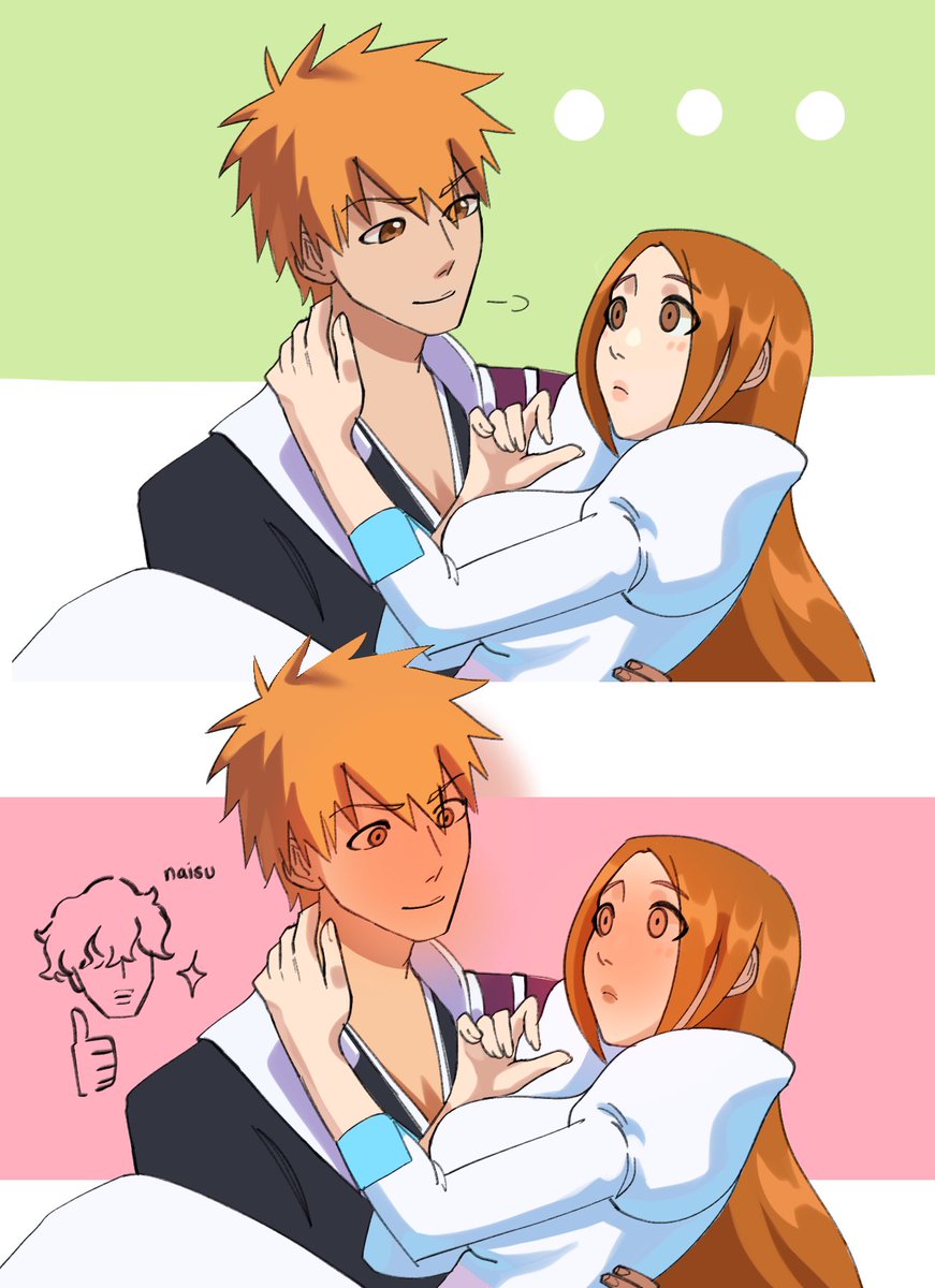 ringle_bingle's tweet photo. Ichigo make your move!! 

#ichihime #bleach https://t.co/27oRg4saj0