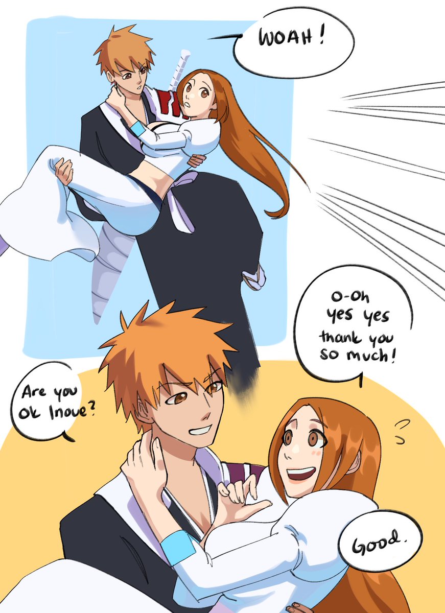 ringle_bingle's tweet photo. Ichigo make your move!! 

#ichihime #bleach https://t.co/27oRg4saj0