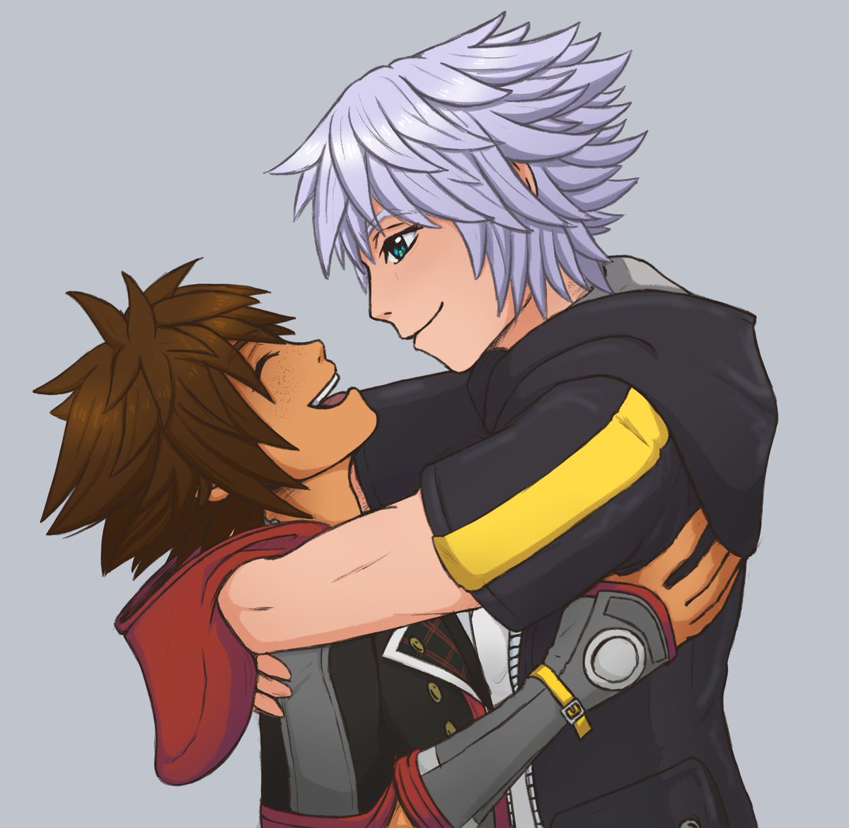 paopupper's tweet photo. #soriku cos I heard it was yaoi day https://t.co/8mEGbJjVUk