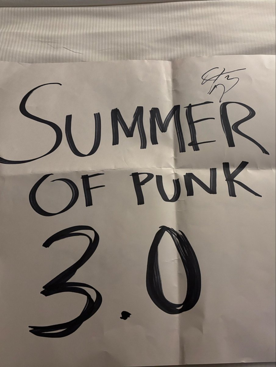 TheAndiC's tweet photo. Health wise, this was probably one of the worst weeks of my life but I met CM Punk and he signed my poster. https://t.co/dISRTanM1f