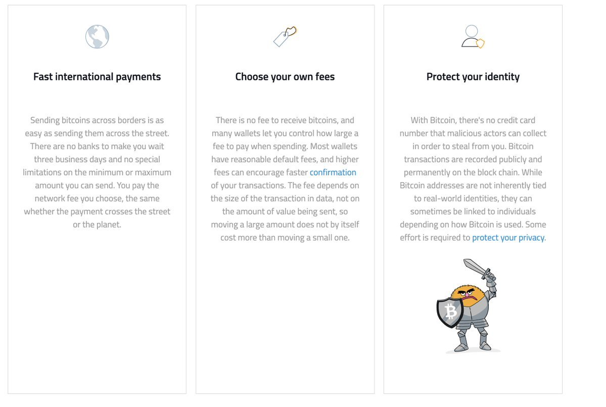 doakescalls's tweet photo. There is a $BTC mascot with a sword and Bitcoin shield on the official bitcoin website and his name is Sir Bitcoin:

Here is a simple guide how to find the confirmed name of the Bitcoin Knight mascot on Bitcoins website:  
1) open https://t.co/RJ7BL8DSzN 
2) right click literally anywhere -> view page source  
3) CTRL + F and search for "Sir"  
4) click /json/sir.json to open the JSON file (or just click here if you're lazy: https://t.co/D5t8e0Ro0e)  
5) you can clearly see the official name given: Sir Bitcoin on the top line.  Video attached below too, just sharing so people can check themselves and confirm authenticity.