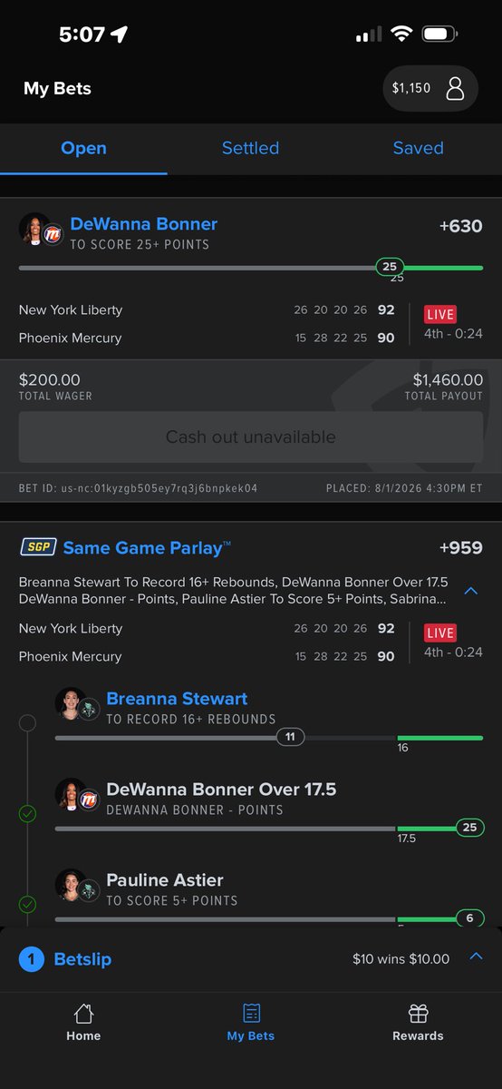 BernardWhitmor3's tweet photo. @FDSportsbook Thank ya kindly #wnba #parlay #fanduel #PropBets #OPP #OPPLAYS https://t.co/VCx9GFHUAd
