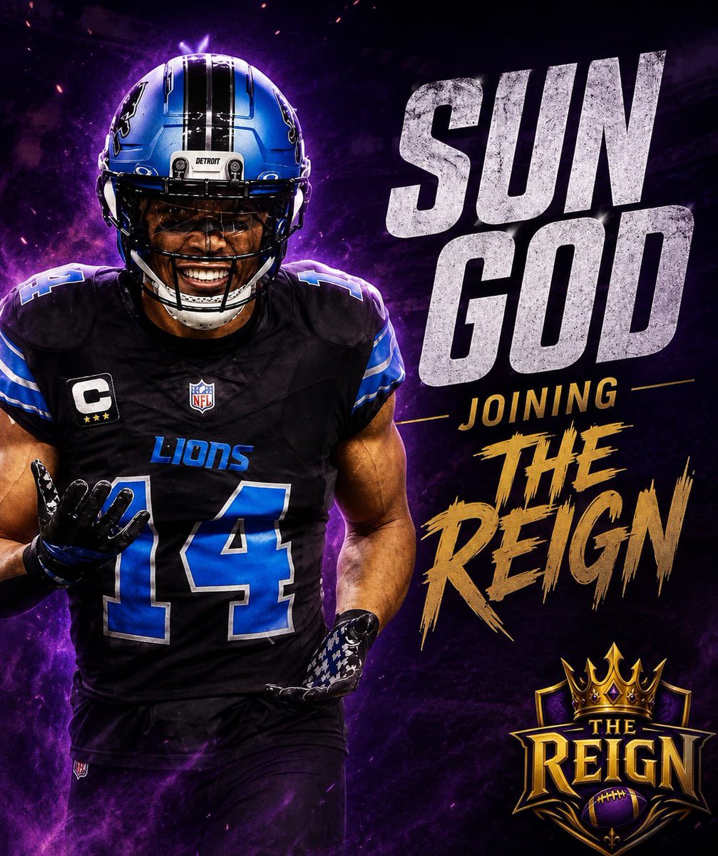 KeeperFootball_'s tweet photo. 🤯🤯🤯

The Reign have acquired Amon-Ra St.Brown! 

Durag Dynasty receive RB Johnathan Brooks, the 5th overall pick and #55 while sending back #70 and #89

Sun God joins a loaded WR room with Drake London and Luther Burden, while they also hold the 2nd ovr pick in the Draft https://t.co/rzLRC4guOr