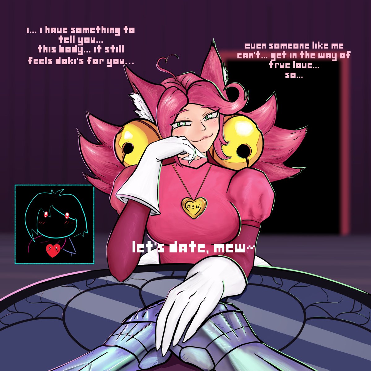 Mister_Ros3's tweet photo. Pink date!!
-
#deltarune #madmewmew https://t.co/jLBiGgWck9