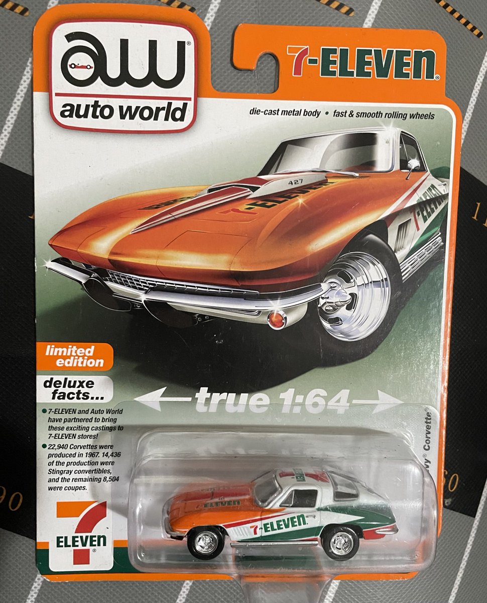 jerryjava's tweet photo. Mail delivery:
When @toypicsdude posted 7-eleven exclusive, I had to get it. Something about 7-eleven livery, it attracts me. I found not one but two #AutoWorld #7eleven exclusives
Corvettes 🔥🔥
Ty buddy 🤜🏻🤛🏻 https://t.co/xn58cxqKal