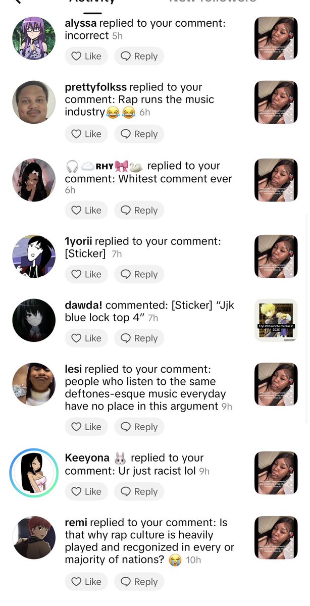 Noeverythingsok's tweet photo. Trolling people who’re into rap is so easy. They’re so insecure about their taste lol https://t.co/lXj4STMo5O