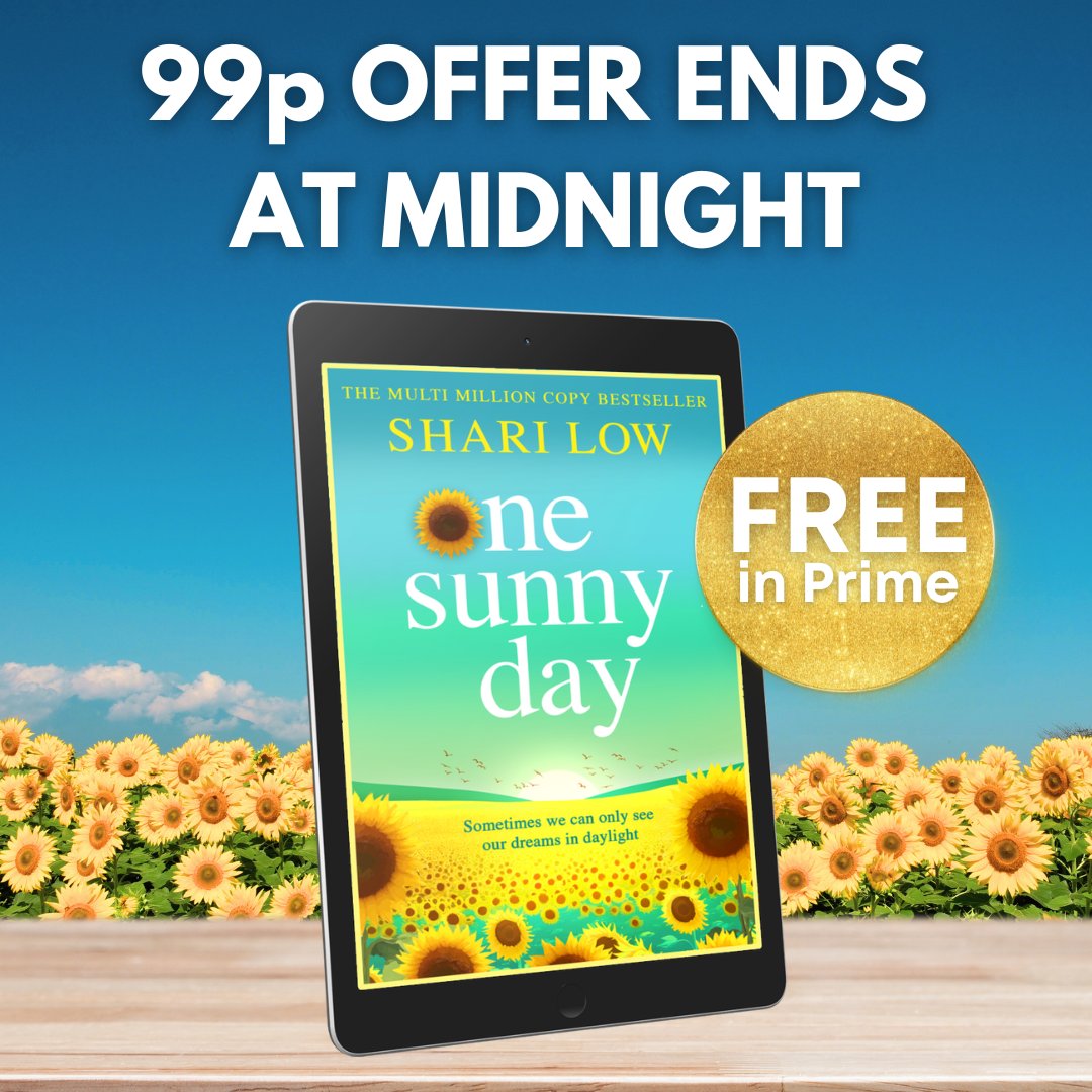BoldwoodBooks's tweet photo. ☀️ 99p FOR TODAY ONLY ☀️
Twenty-four hours to chase a dream, face the truth and find a happy ending… 🌻 Start reading @sharilow's #OneSunnyDay for 99p or FREE with Amazon Prime: https://t.co/sF9z6gehrh https://t.co/fkAHO1X29b