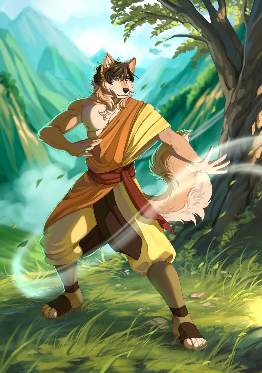 nyaruh1's tweet photo. Commission I finished a few days back for @MattTheLegenda1 it's inspired on Avatar: The Last Airbender and I had so much fun working on it ^w^ a bit late for the movie release but o well! https://t.co/fFMWCgGNTc