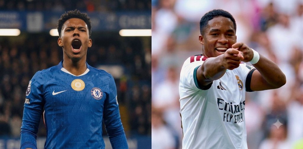 CFD_Oficial's tweet photo. 🇧🇷 Estêvão (20 anos)     🇧🇷 Endrick (20 anos)
Na sua carreira:               Na sua carreira:

🏟️ 129 Jogos                   🏟️ 151 Jogos
⚽️ 40 Gols                      ⚽️ 40 Gols
🅰️ 18 Assistências       🅰️ 12 Assistências
🅿️ 58 Participações    🅿️ 52 Participações

A seleção brasileira está bem servida para o futuro