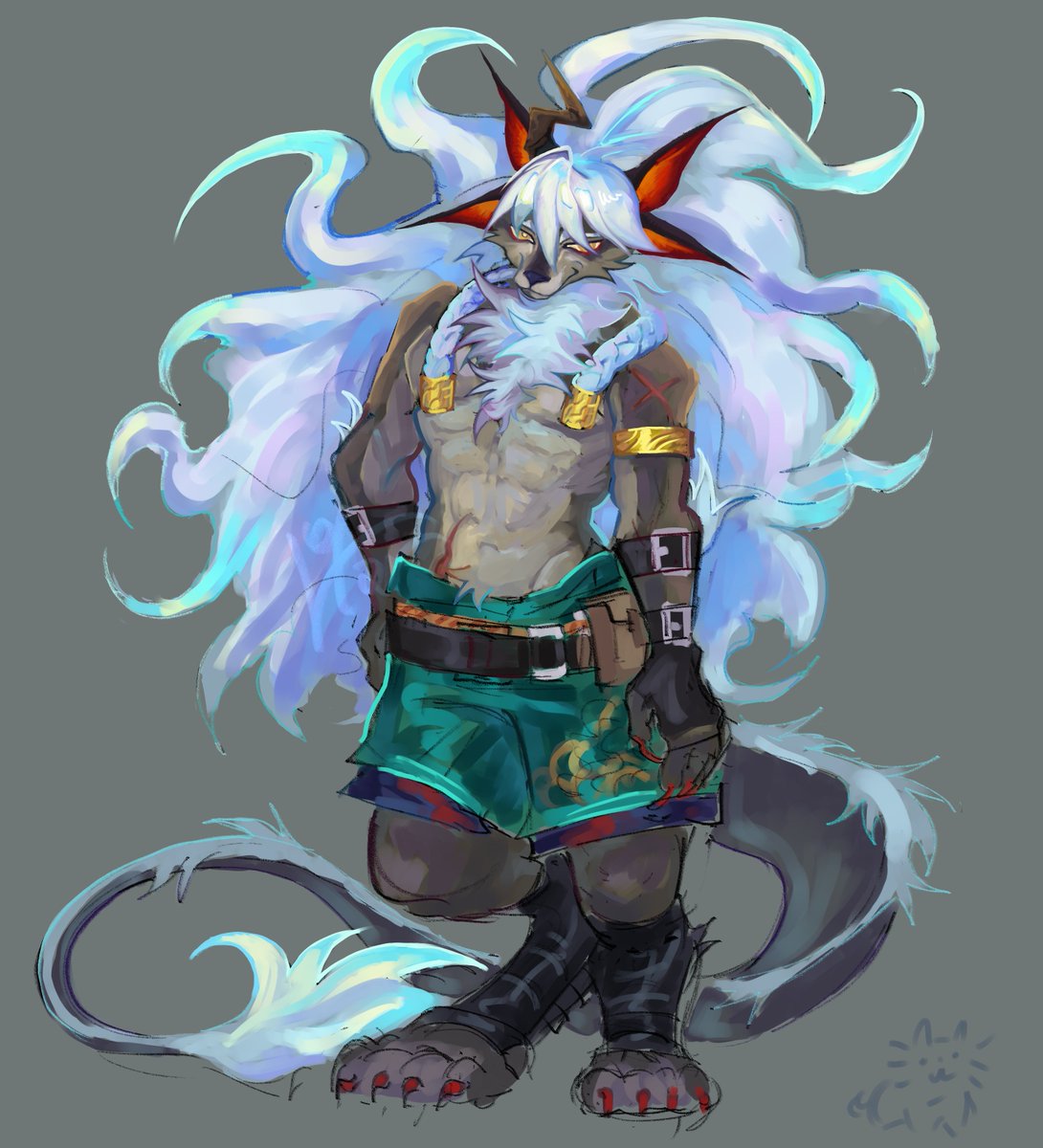 C4bbag3s's tweet photo. "YOU SHOULD START POSTING" ouuu shiiii okay :sob: #dislyte #digitalartㅤㅤㅤㅤ https://t.co/Z2xWkNFspY