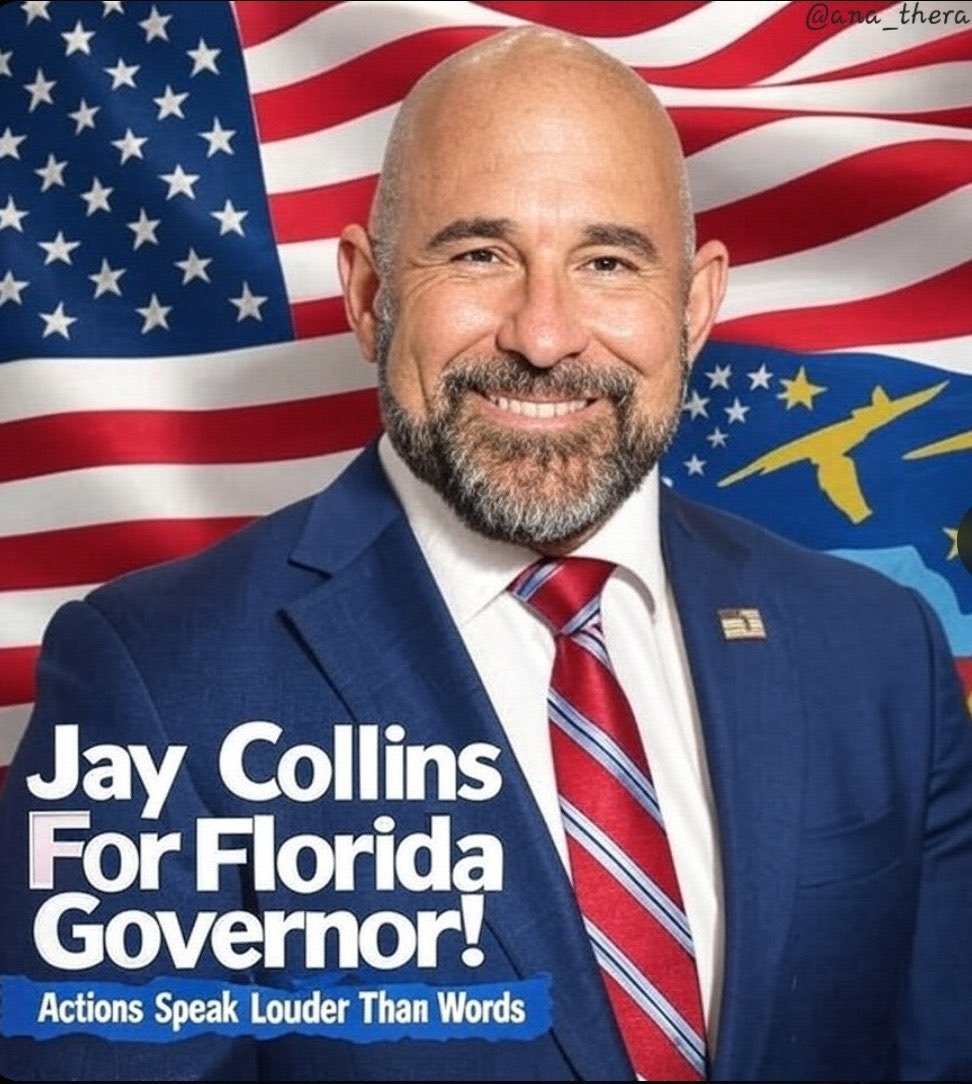 OKITFD's tweet photo. @FloridaVet82 JAY COLLINS for governor of Florida.

NEVER BYRON! https://t.co/5Qz68xt0jg