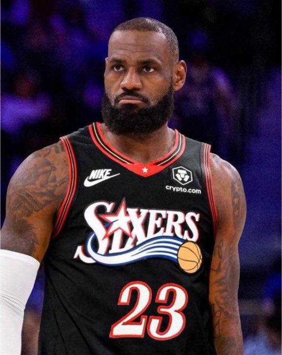 TheNBACentel's tweet photo. Kevin Durant on LeBron joining 76ers:

“Joining a team that was already built to win without you isn't real hoops... it's unfair to the league."

(Via @TheNBABase) https://t.co/oRlrLFfcNy