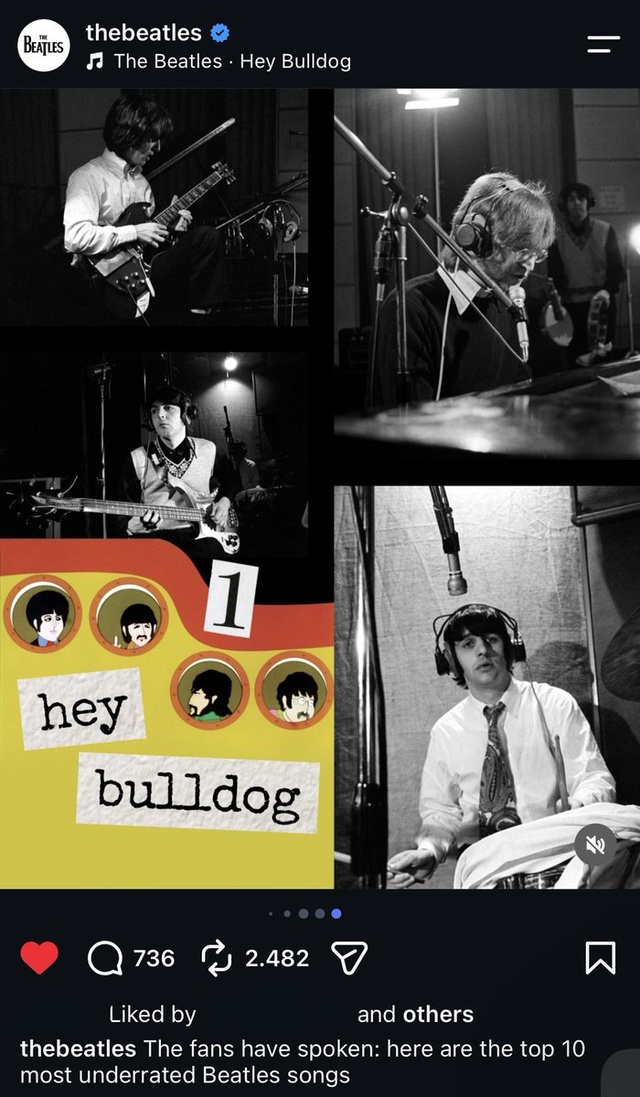 sergeantbeetle's tweet photo. i love hey bulldog, it should be more famous and i’ll die on this hill.. https://t.co/yUzKbbbNT9