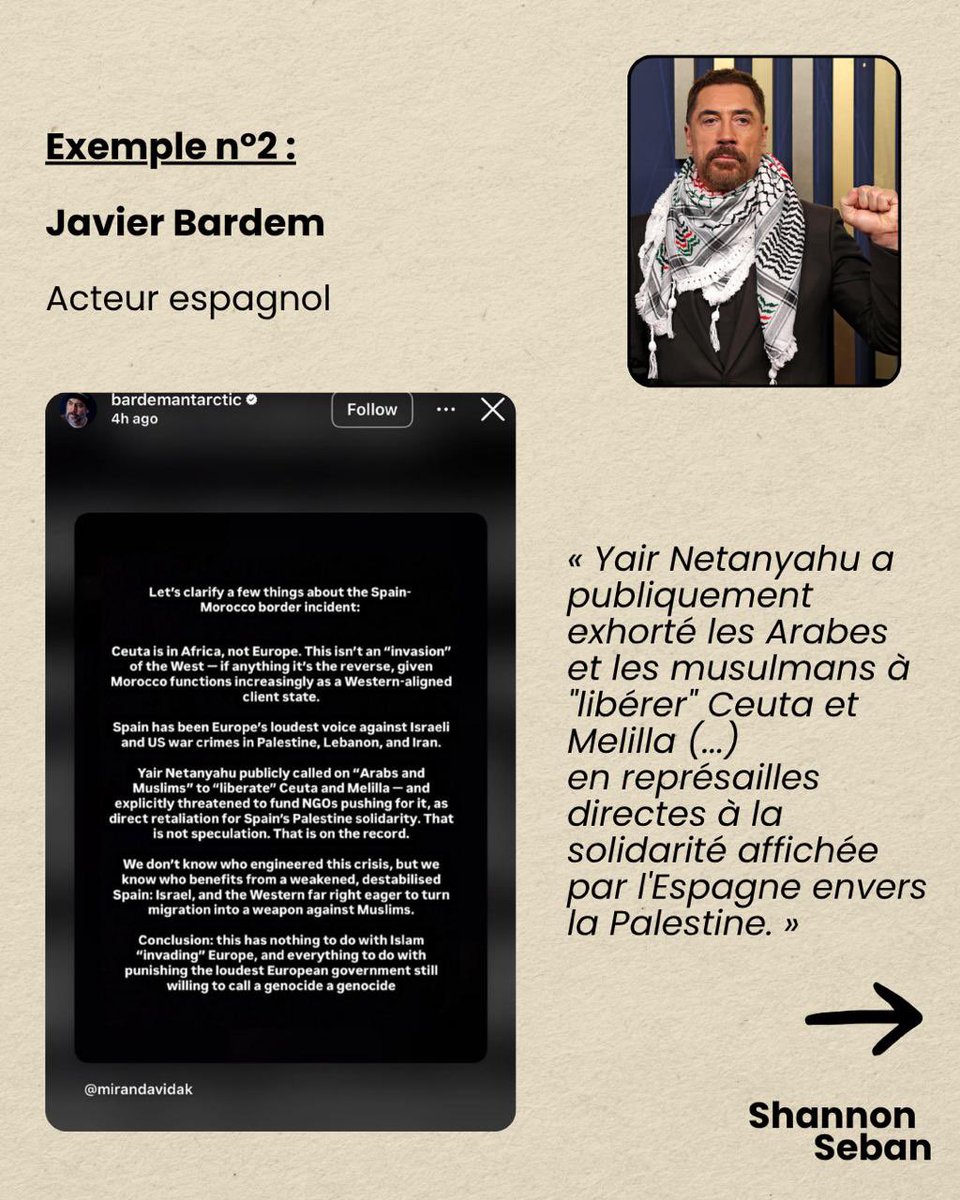 ShannonSeban's tweet photo. Savez-vous à quoi on reconnaît un antisémite de compétition ? À sa capacité à rendre Israël ou les Juifs coupables de tout, tout le temps.

Même de la crise migratoire à Ceuta. 

C'est fort, non ? Quelques exemples :
@PascalBoniface, @BardemAntarctic, @anatolium 🤡⬇️ https://t.co/kmaW9rnY93