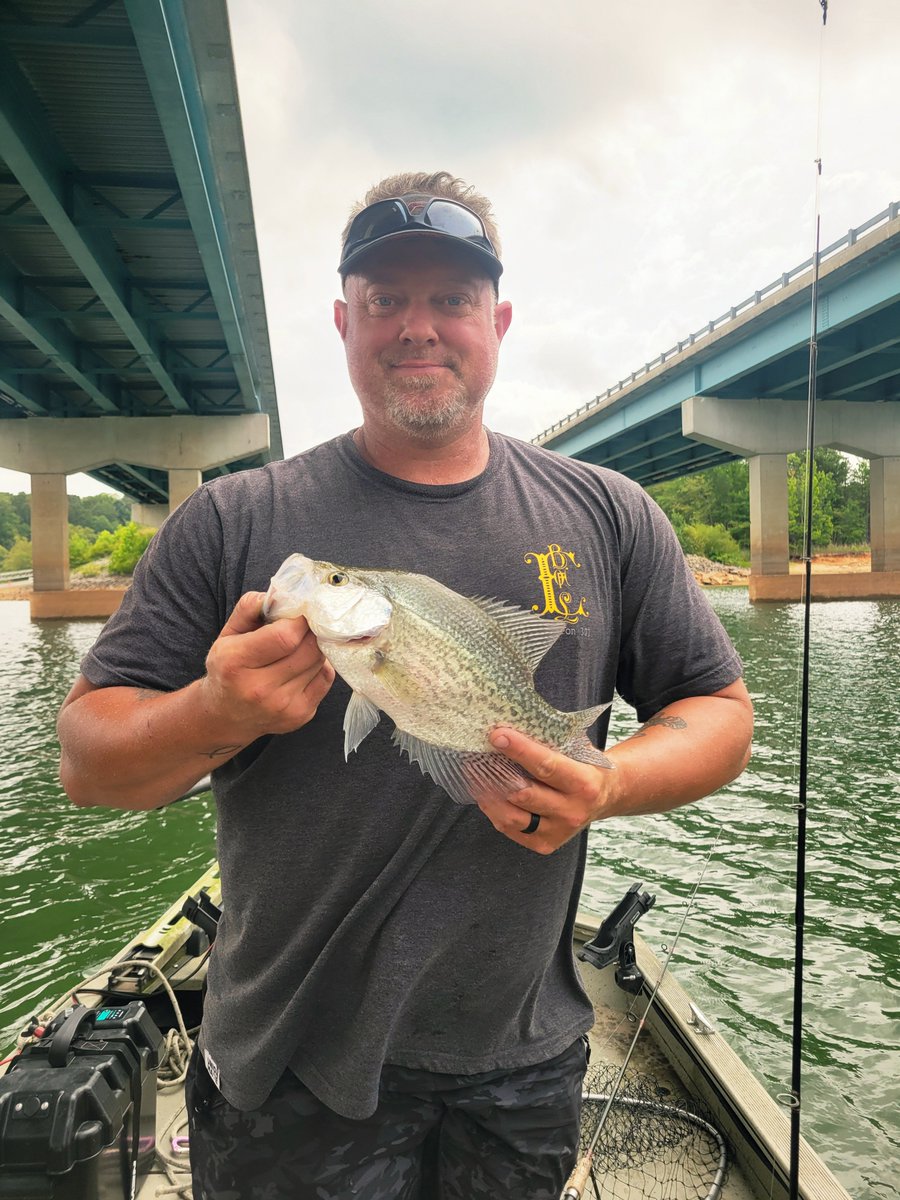 bryanalackey's tweet photo. Rudd's Creek is so fun to Crappie fish! What beautiful day God gave us too. #gojoeoutdoors @JLack0812 #ruddscreek #crappie #kerrlake https://t.co/kR3hZrLXxj