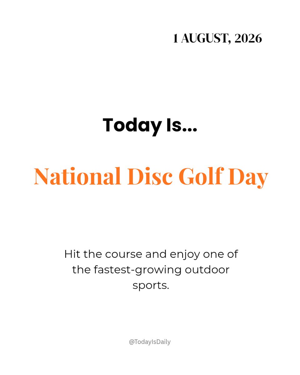 TodayIsDaily_'s tweet photo. Grab a disc and hit the course! 🥏
@PDGA · @DiscGolfProTour · @InnovaDiscs
#Hashtags: #DiscGolfDay #DiscGolf #Sports #OutdoorFun #PlayMore https://t.co/2xM6ZsVPFq