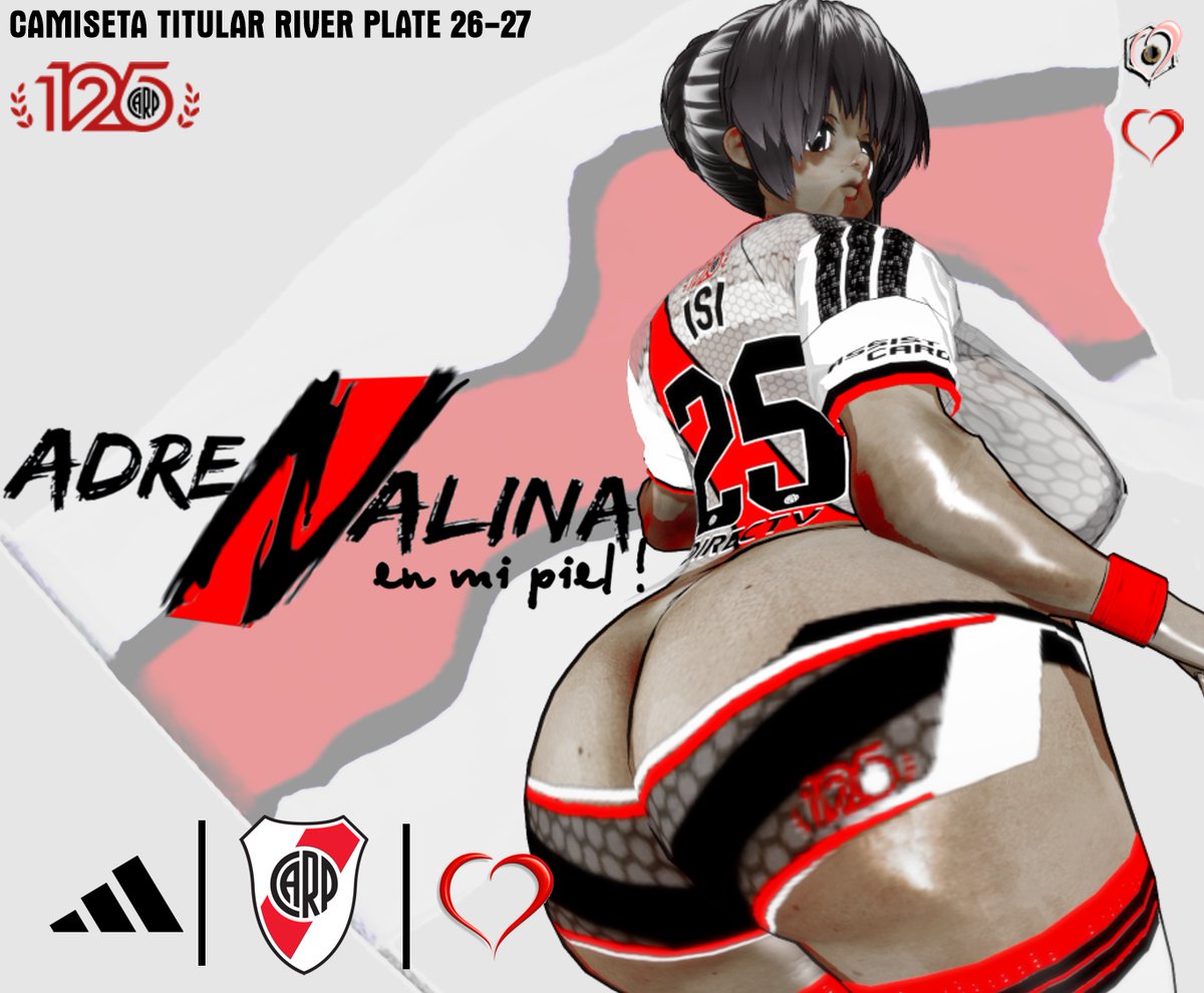 CandyChidri's tweet photo. ISI SIENTE ADRENALINA EN SU PIEL!!!!! 🤍❤️🤍
NUEVA CAMISETA ADIDAS CHIQUIDREAM TITULAR RIVER PLATE 26-27
#adrenalinaenmipiel
@IsiNorame 
@NorameIsi https://t.co/4zStYtyCVT