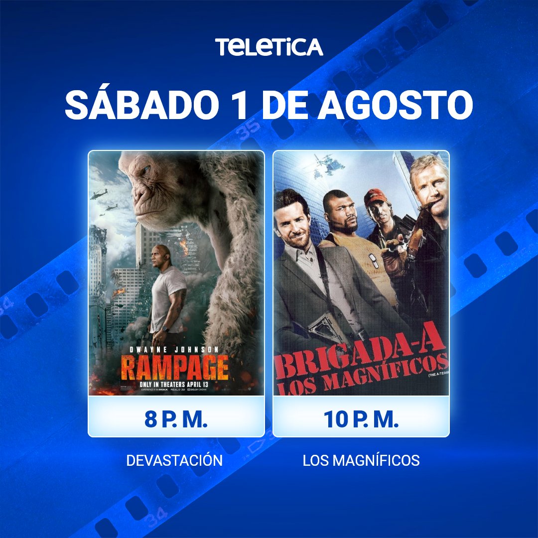 teletica7's tweet photo. También puede sintonizar en https://t.co/yMuDYpNrPQ. 💻📲 | ¡La acción se apodera de la pantalla de su #Teletica esta noche! 🎬🍿 https://t.co/2pyqEmIywm