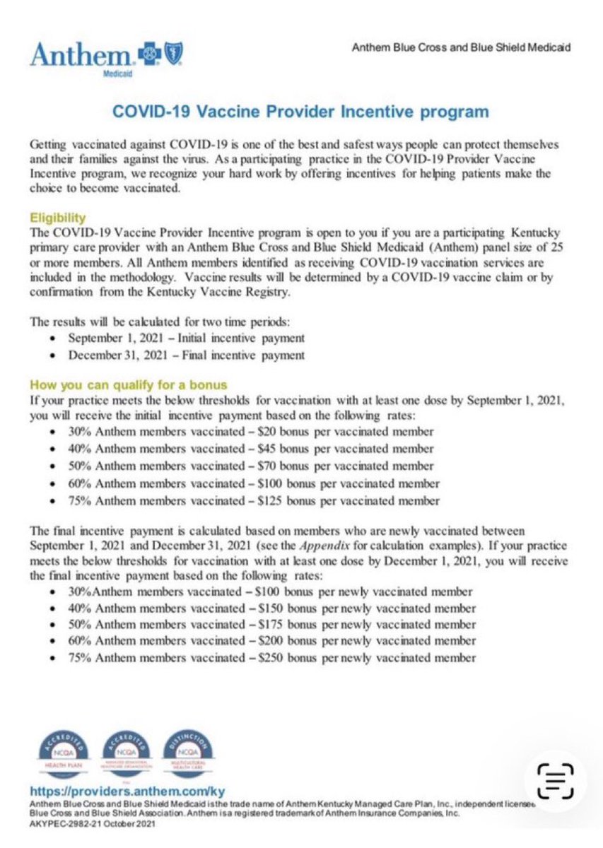 JohnGle82369906's tweet photo. @laralogan Lara, If you want a story to check into: What was the financial trail between FDA to the carriers to the doctors as doctors were paid  to promote the shots? https://t.co/GTiNcdFwYM