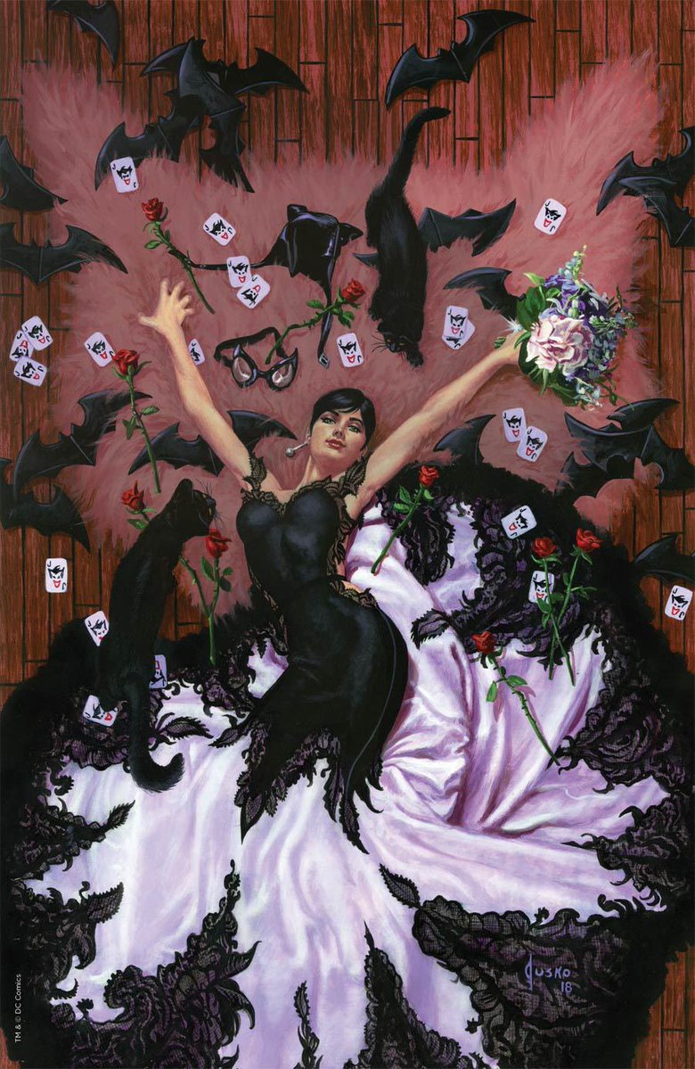 catwenthusiast's tweet photo. Selina Kyle in her wedding dress by Joe Jusko. https://t.co/NDSWM5CsZl