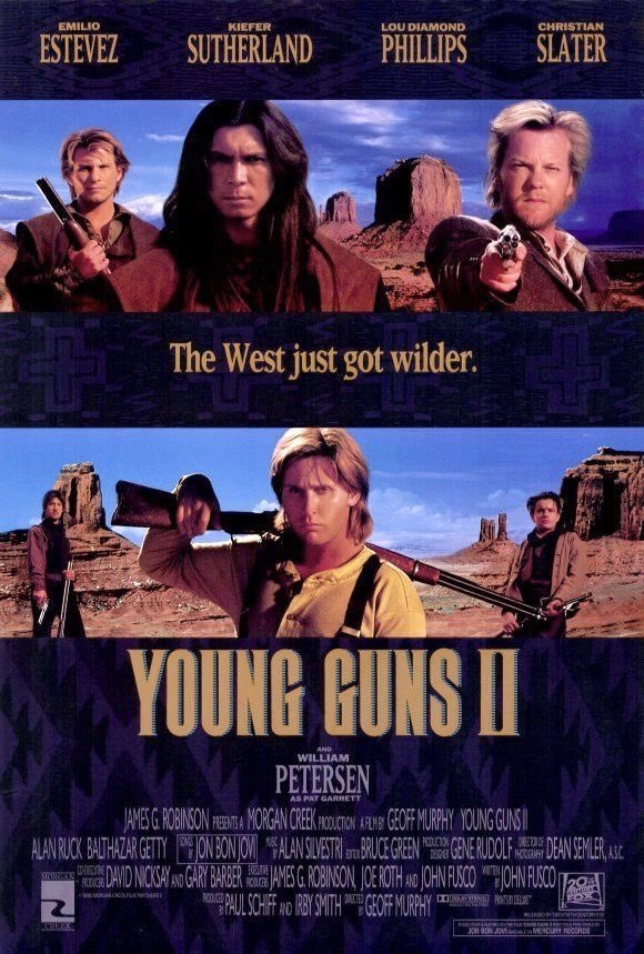 FilmNewsNos's tweet photo. 🎬MOVIE HISTORY: 36 years ago today, August 1, 1990, the movie ‘Young Guns II’ opened in theaters!
#EmilioEstevez @RealKiefer @LouDPhillips #ChristianSlater #WilliamPetersen #AlanRuck #RDCall #JamesCoburn #BalthazarGetty #JennyWright #JackKehoe #ViggoMortensen #LeonRippy https://t.co/mpgWdIS8nj