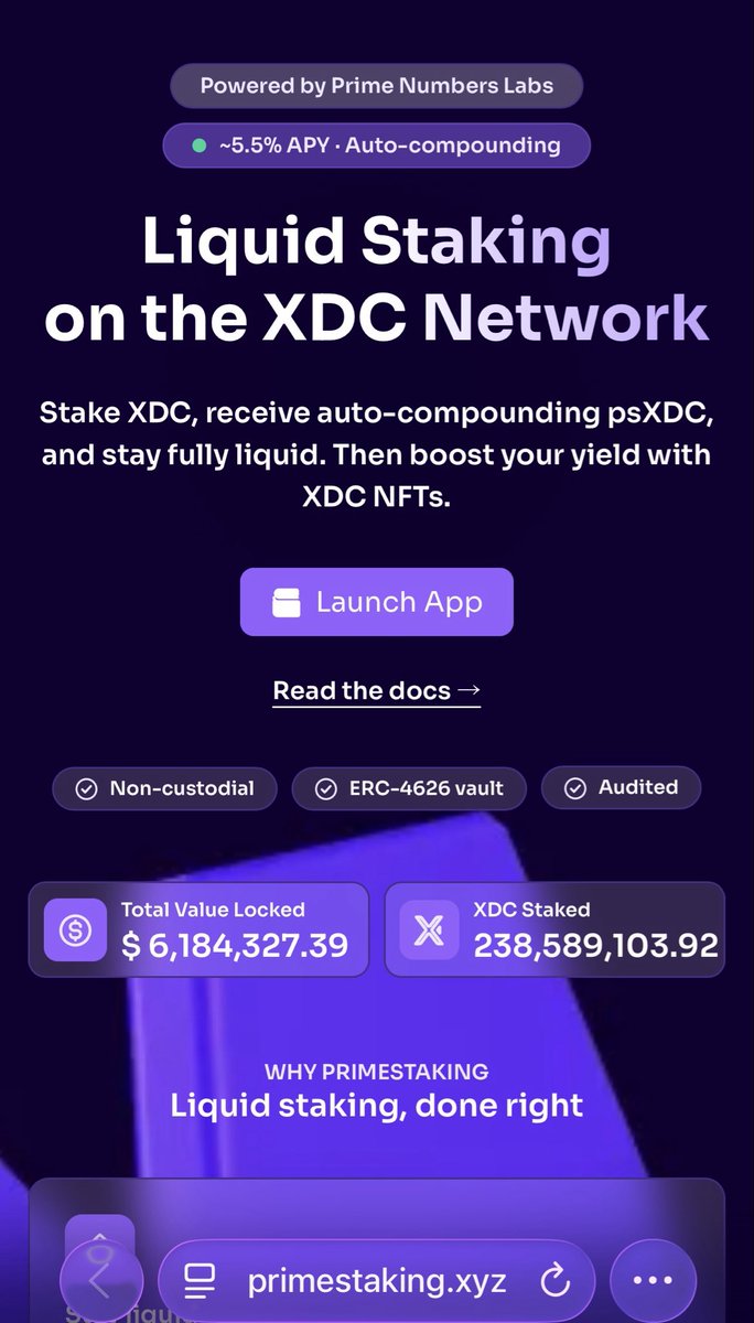 Hyper_Bullish's tweet photo. They have been transparent from day one that’s why it’s the biggest and only Liquid staking protocol for $xdc with ~240 m xdc staked. The rewards automation was the missing piece &amp; now the user experience should even better. https://t.co/46XzOhXw6R