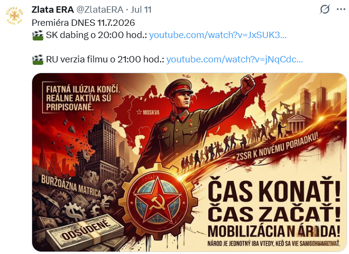 zemantomas's tweet photo. Čo má spoločného AllatRa a Zlatá Era? Napríklad lásku k Sovietskemu zväzu. https://t.co/HhQcis4mhT