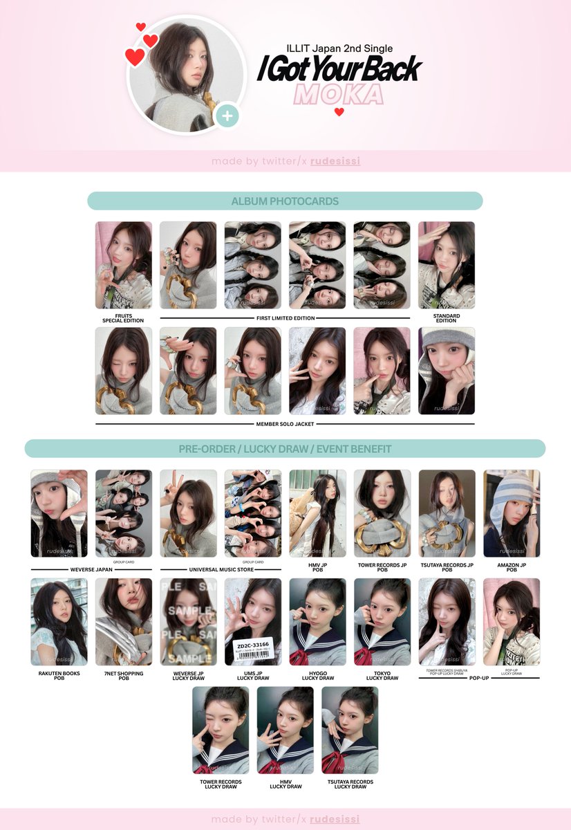 rudesissi's tweet photo. ILLIT ‘I Got Your Back’ IGYB PHOTOCARDS TEMPLATE
아일릿 앨범 포카 위시리스트
(4/5) moka 모카 wonhee 원희
HD: https://t.co/5ukd84kh6K
#ILLIT #아일릿
#IGYB #IGOTYOURBACK #YUNAH #MINJU #MOKA #WONHEE #IROHA 윤아 민주 모카 원희 이로하 https://t.co/wds9xrblFB