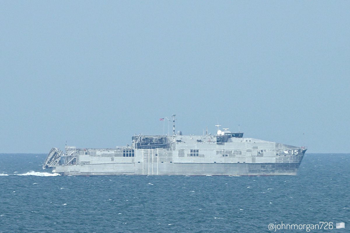 johnmorgan726's tweet photo. The USNS POINT LOMA (EPF-15) πΊπΈ IMO:9932191 Spearhead-class Flight II medical expeditionary fast transport four miles off the coast of Virginia Beach. #UnitedStatesNavy #ShipsInPics #EPF15 #USNSPointLoma https://t.co/1SC74NmXKK