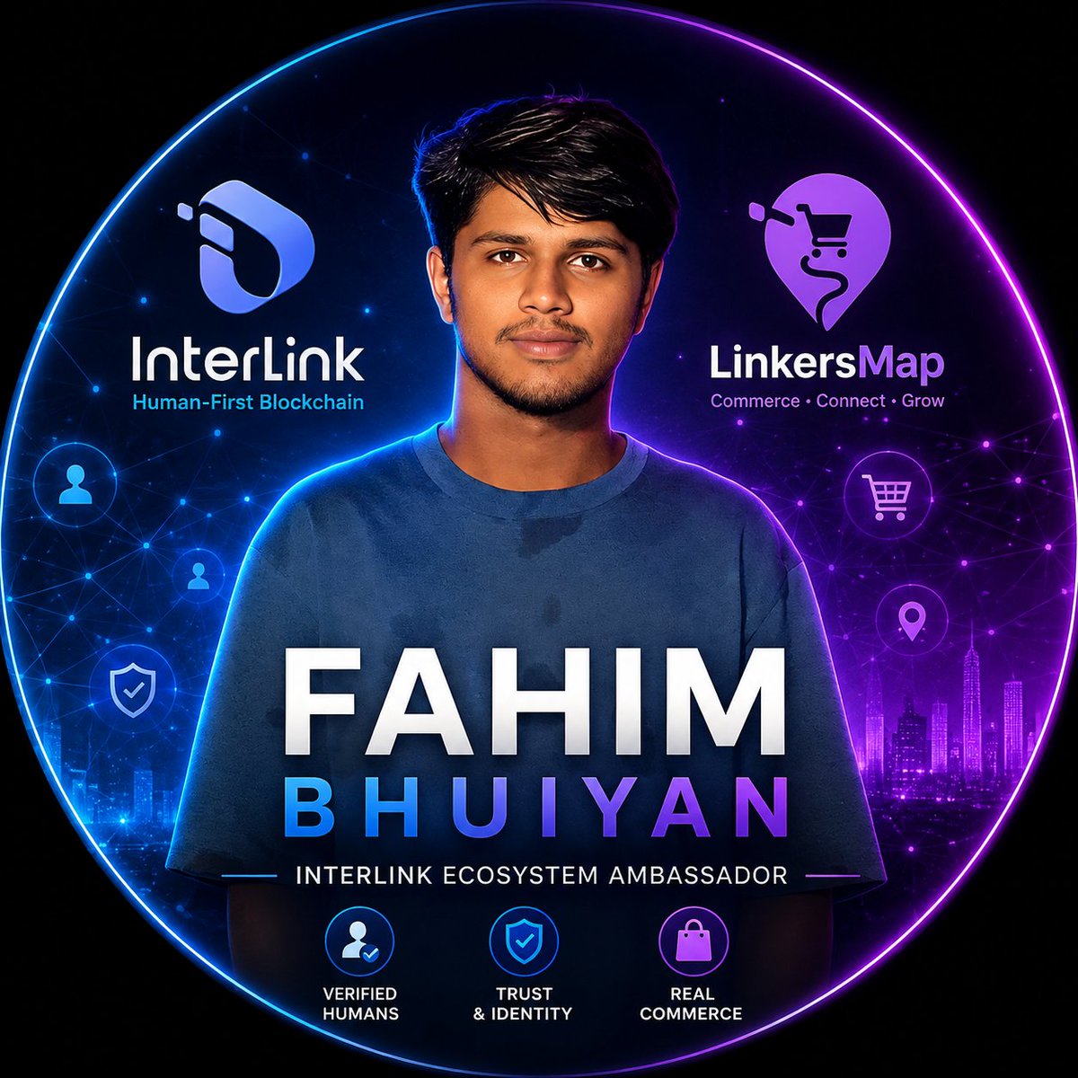 Its_Fahim123's tweet photo. Building the Human-First Web3 & Real Commerce Ecosystem with interlink Labs

Every strong ecosystem begins with people, trust, and real-world utility. I’m proud to contribute to both the @inter_link and @LinkersMap ecosystems as part of a growing human-first Web3 movement.

🌟 My Journey

🔹 T3 Ambassador — InterLink Labs
Representing the InterLink ecosystem by sharing knowledge, supporting community initiatives, and helping new members get started.

🔹 Proud $ITLG Holder 💎
Believing in the long-term vision of the ecosystem and supporting its growth.

🔹 $ITL Ecosystem Supporter ⚡
Actively contributing through engagement, participation, and community collaboration.

🔹 LinkersMap Ecosystem Supporter 🛒
Supporting a marketplace-driven Web3 future where people, businesses, and digital identity are connected through real commerce.

🔹 Community Builder 🌐
Connecting people, answering questions, sharing updates, and encouraging meaningful discussions across both ecosystems.

🎯 My Mission

✅ Educate newcomers about Web3 and digital identity.
✅ Share authentic updates and learning resources.
✅ Support community campaigns, events, and ecosystem initiatives.
✅ Promote collaboration, real utility, and long-term growth.
✅ Help bridge identity + community + commerce through InterLink and LinkersMap.

💙 Why InterLink & LinkersMap?

InterLink is building a Human-First Web3 Ecosystem focused on verified humans, trust, and community-driven innovation.

LinkersMap extends that vision into the real world by enabling commerce, business discovery, and marketplace connections powered by the ecosystem.

Together, they represent a future where people can learn, build, connect, and grow together.

I’m excited to be part of this journey and to build alongside an amazing global community. 🚀

Learn • Build • Connect • Grow

#InterLink #LinkersMap #HumanFirst #ITLG #ITL #Marketplace  #Ambassador #LMP 

@ArifAhmedITL
@inter_link
@interlinklabsbd
@kv_interlink
@reina_itl
@Nicolas_itl
@VyxCrypto629
@Dr_Picoin 
@itl_fdn 
@itlx_defi
 @miratang16 
@scott_itlg 
@KTimmering 
@LinkersMap 
@ReachMeITL