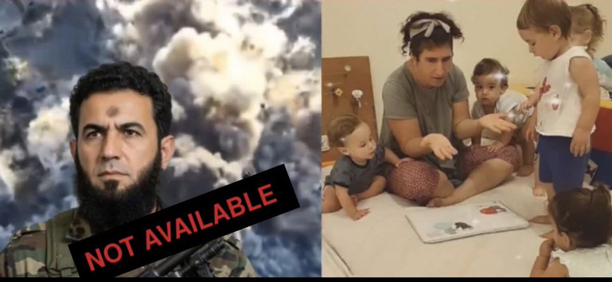 sabra_the's tweet photo. The terrorist vermin who murdered these babies and their teacher on Oct 7 has been eliminated by the Israel defence forces.  

CURRENT STATUS: Dead https://t.co/WwAwKYptmd
