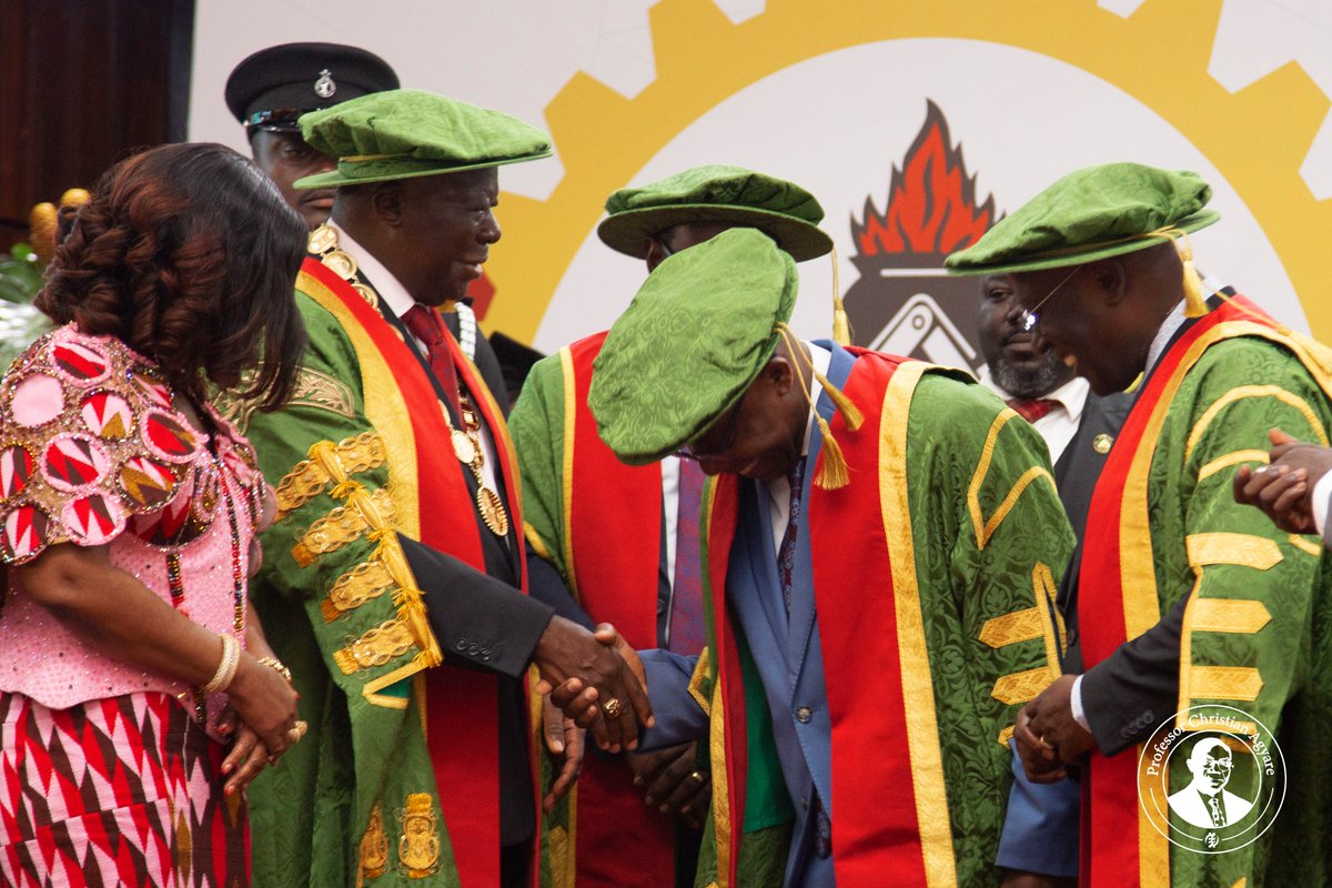 chrisagyare_gh's tweet photo. "I have a charge! You have a charge! And indeed, KNUST has a charge to keep; a sacred responsibility to educate, research, innovate, and serve humanity."

Together, we shall rise. Together, we shall excel. Together, we shall shape the future with our legacies. https://t.co/NQHSdmF6pC