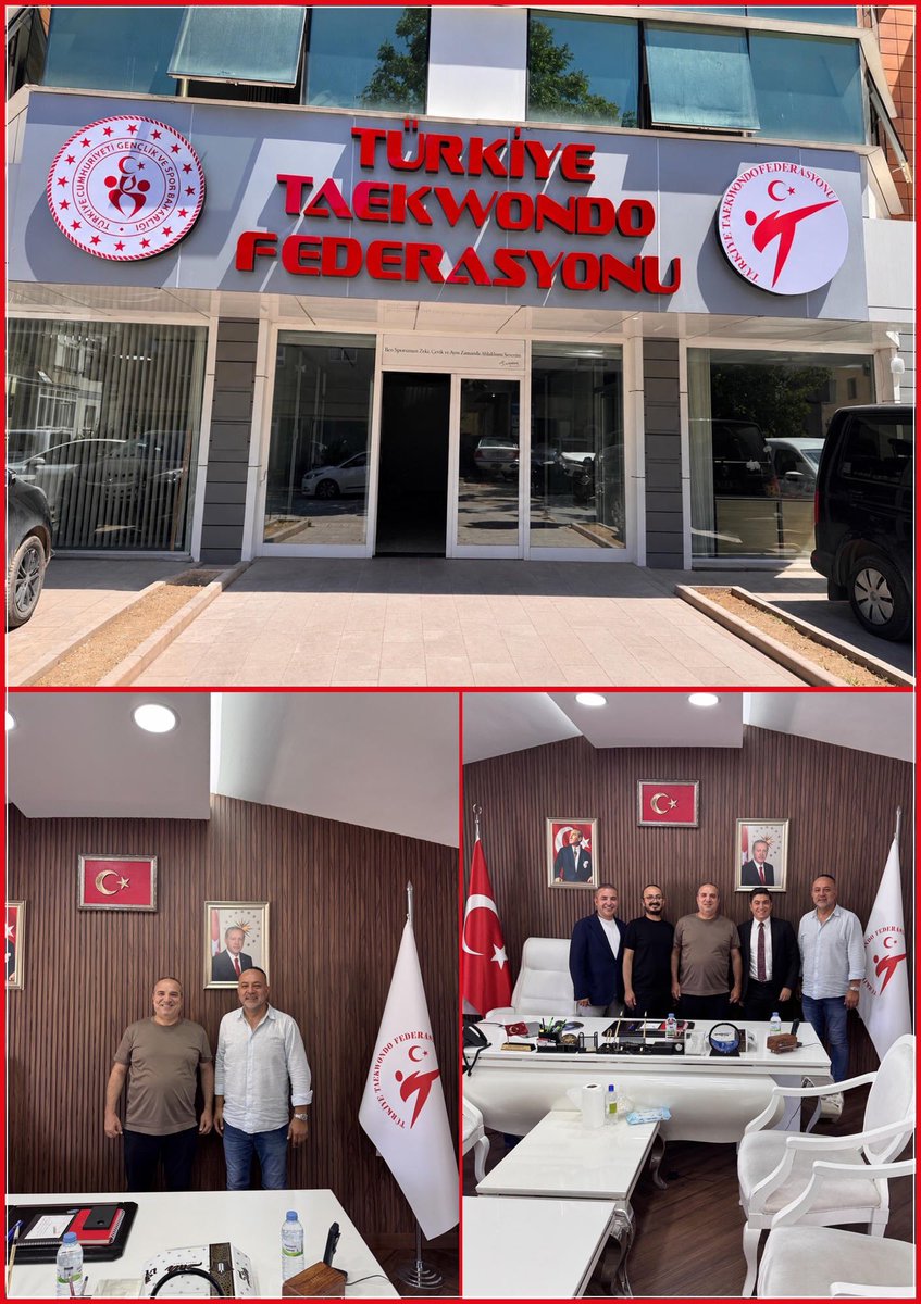 doganmurad's tweet photo. Türkiye Taekwondo Federasyonu Denetleme Kurulu olağan toplantımızı, Federasyonumuzun yeni hizmet binasında gerçekleştirdik. Toplantımızın ardından Federasyon Başkan Vekili Sayın İbrahim Özbay ile taekwondomuzun güncel gündemini ve önümüzdeki döneme ilişkin değerlendirmelerde bulunduk.

Türk sporuna ve taekwondoya yakışır yeni hizmet binasını camiamıza kazandıran Türkiye Taekwondo Federasyonu Başkanımız Sayın Bahri Tanrıkulu’na emekleri için teşekkür ediyor, yeni binamızın camiamıza hayırlı olmasını diliyorum.