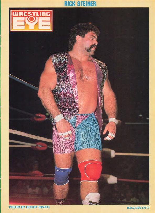 VintageWWFMag's tweet photo. Rick Steiner - Wrestling Eye Magazine July 1988 https://t.co/jVijKHKgdx