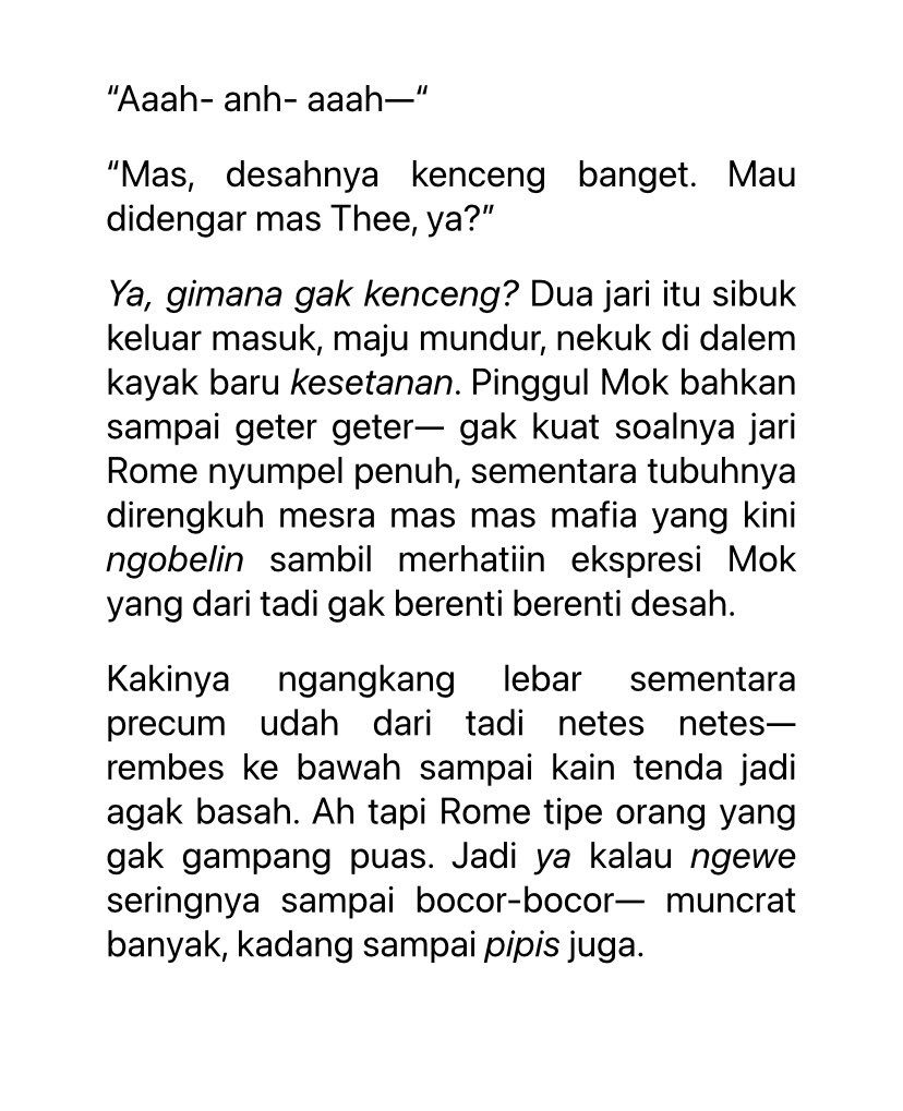 claryvelle's tweet photo. Romemok di tenda 1080p ; williamest au https://t.co/vykfAhoiHQ