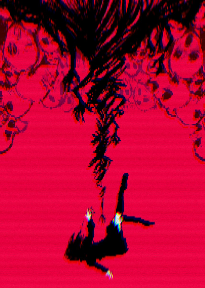 zynnoh's tweet photo. concept art of my scrapped horror JRPG https://t.co/ReSPEPXDOr