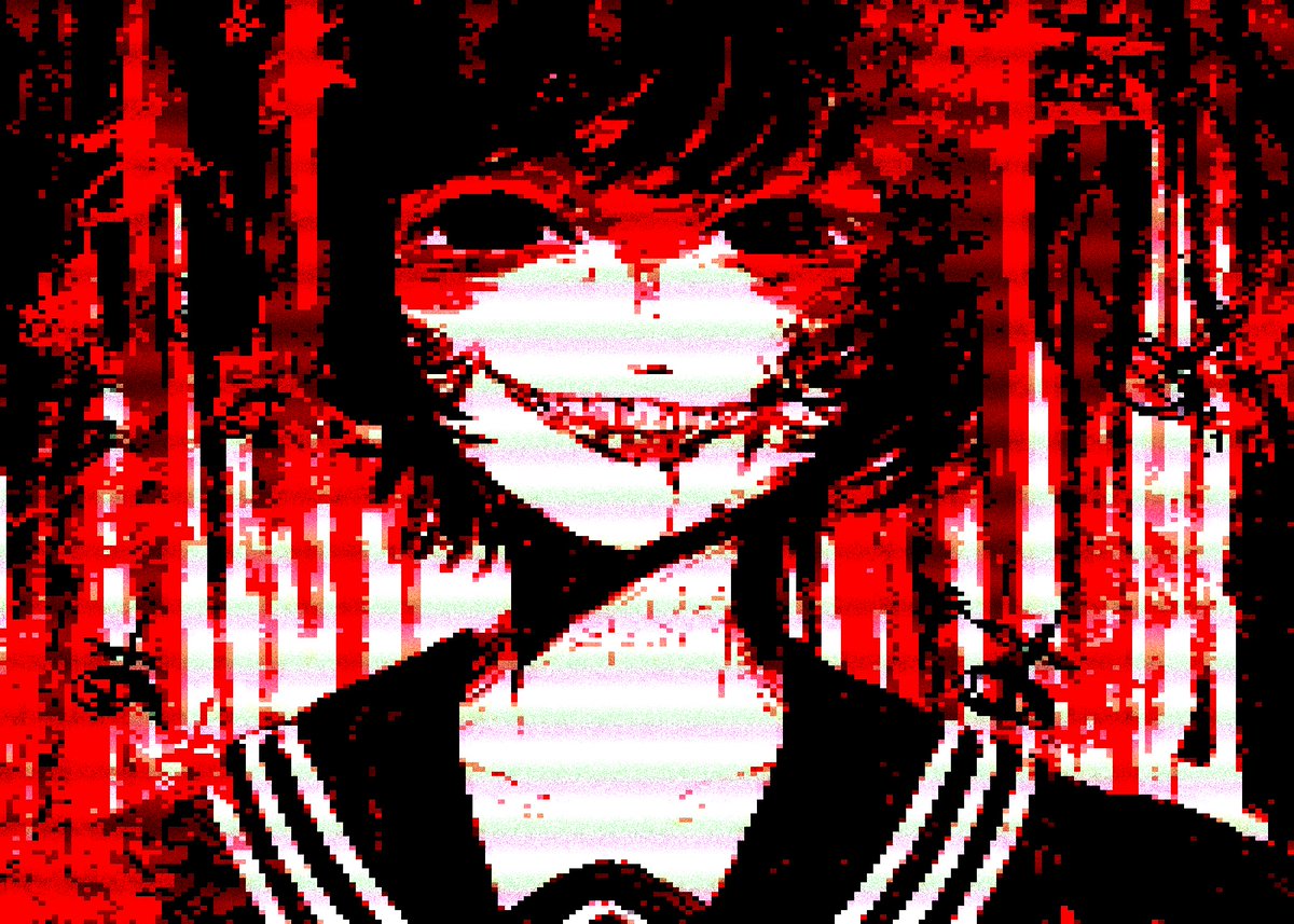 zynnoh's tweet photo. concept art of my scrapped horror JRPG https://t.co/ReSPEPXDOr
