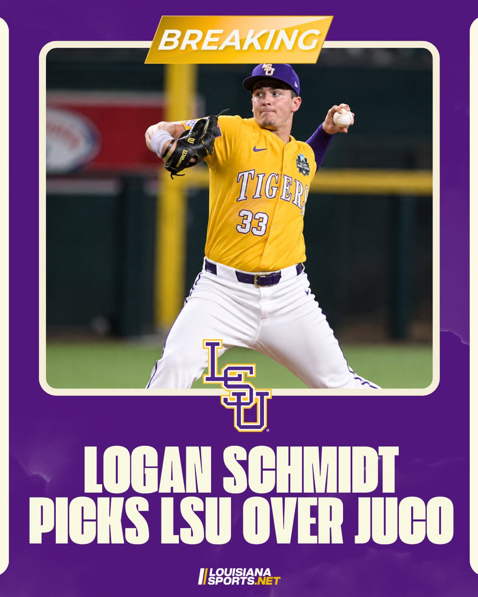 1045espn's tweet photo. BREAKING: Jay Johnson does it again!!!!

The No. 12 prospect in the 2026 class and No. 59 pick in this year's MLB Draft is headed to LSU!!! #GeauxTigers https://t.co/Peeh7OhkR0