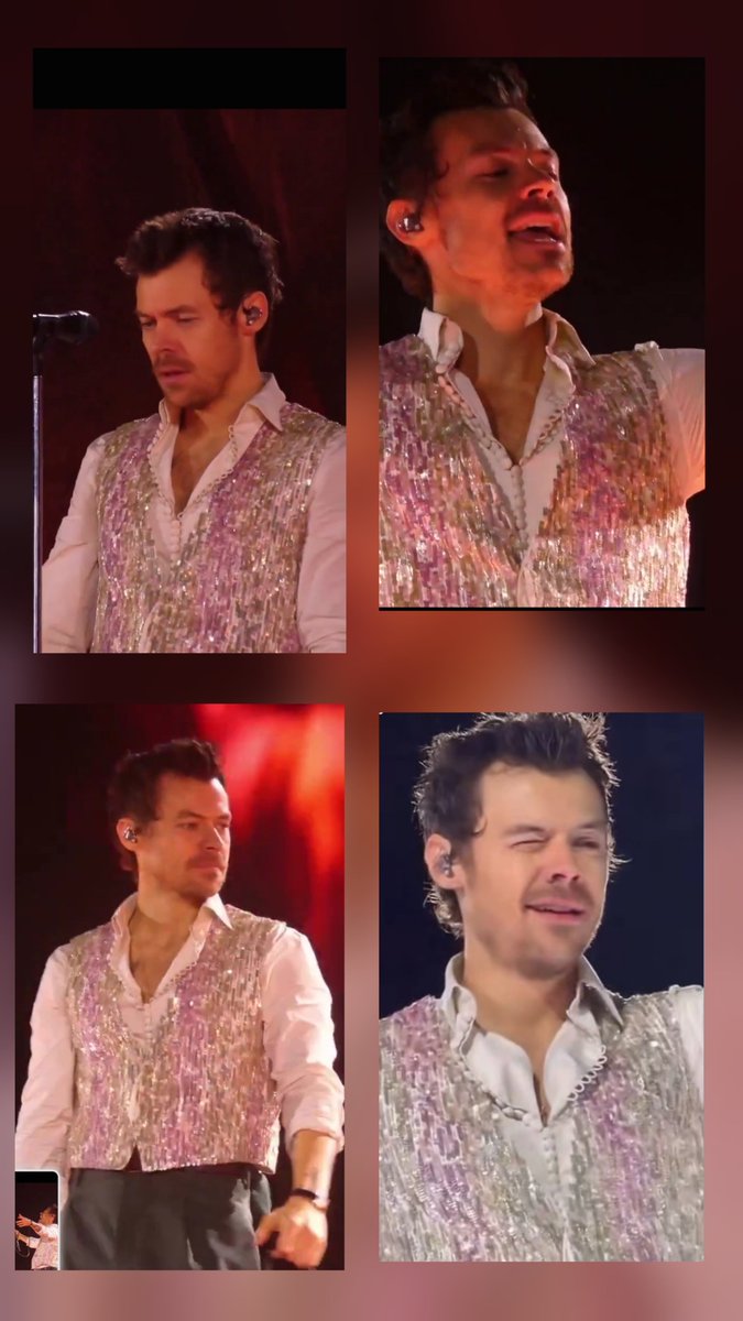 beathomas61's tweet photo. Harry's fit last night was beautiful. Pink is his color. He looked so pretty. That vest, the jacket & that gorgeous shirt, the buttons were perfection. More of that Harry!π©·π©·π©·π€π₯°π₯β€οΈπππ³οΈβππ¨ββ€οΈβπβπ¨#FreeLarry #LarryIsReal #EndCloseting https://t.co/NbQDzaZopj