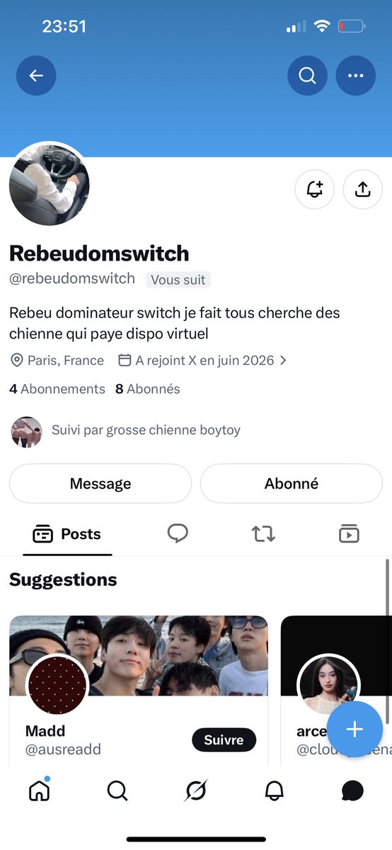 soumi9375's tweet photo. @rebeudomswitch très bonne bite rebeu cheveux longs je vous le conseille ajouter le tous 😍🐶🙇🏻 https://t.co/EO7eP0gdg3