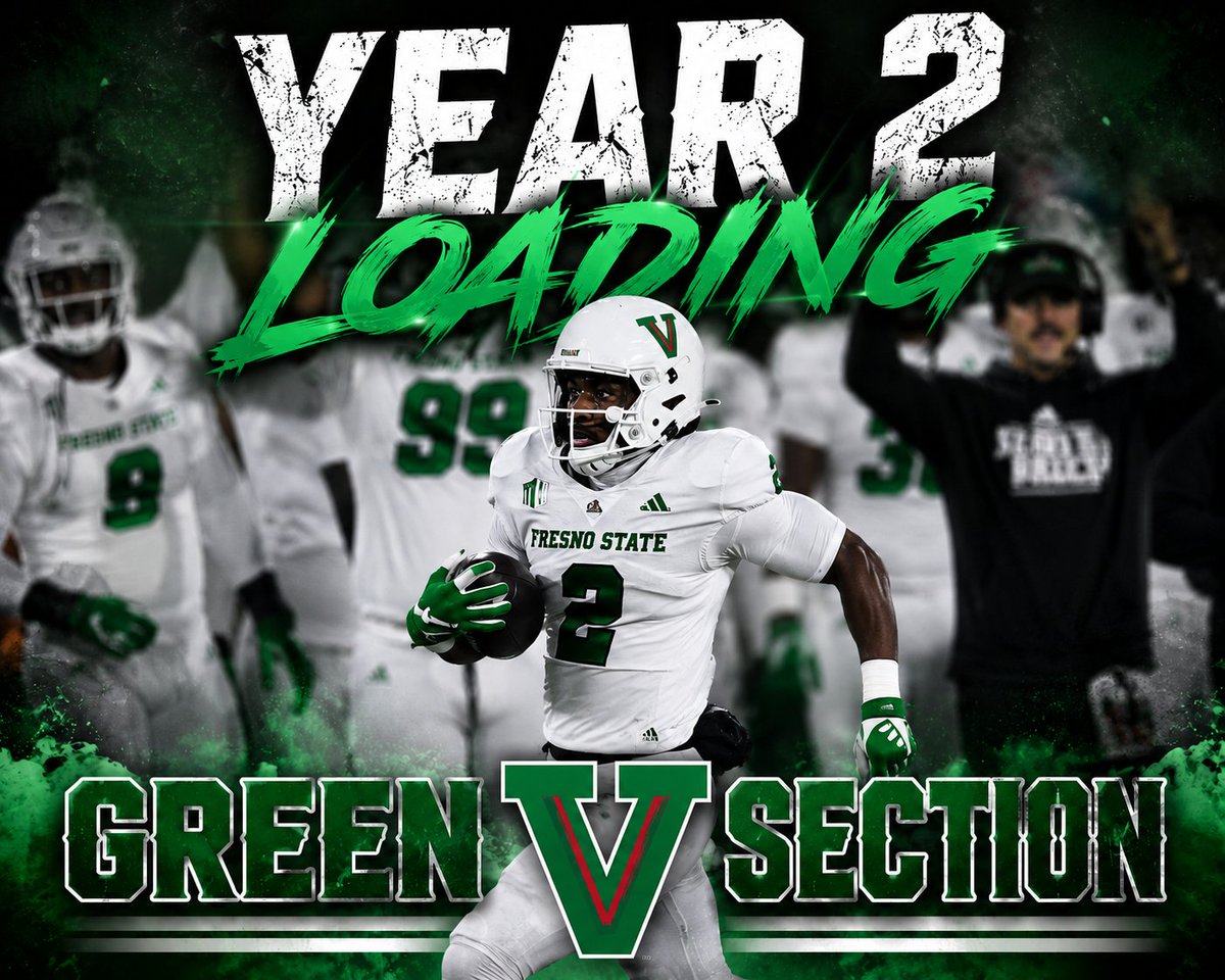 Derrick91218848's tweet photo. https://t.co/VElsCxhq1v
We're only a month away folks, Join the Green V Section today and let's affect the game together!
#ValleyStrong #GoDogs @beware_bulldogs @FresnoStateFB https://t.co/7yunaGVNfT